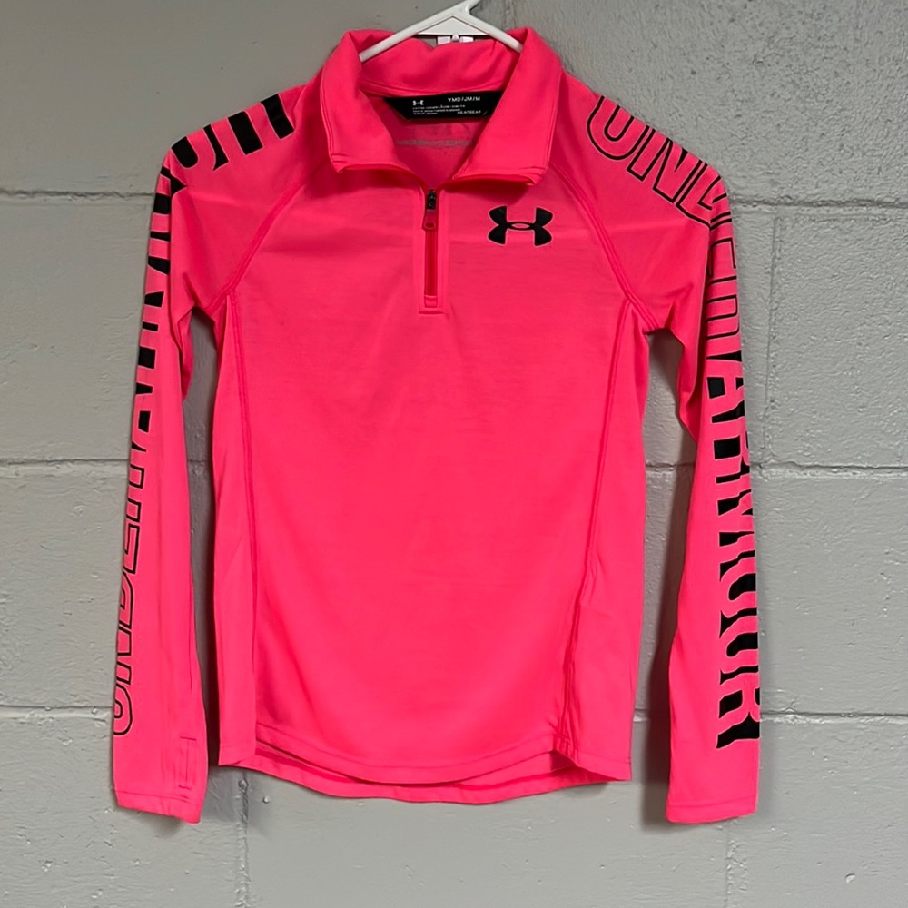 Girls Loose Under Armour Quarter Zip